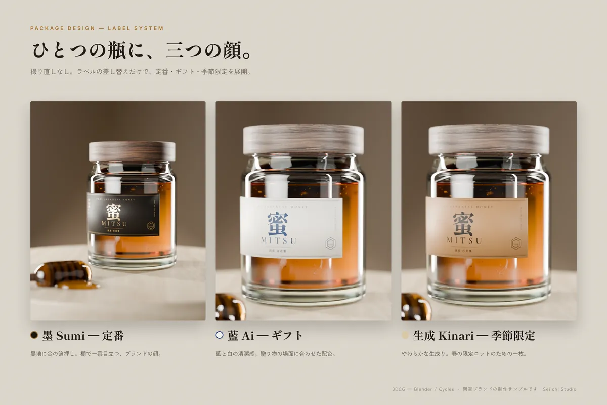 ラベルデザインの展開